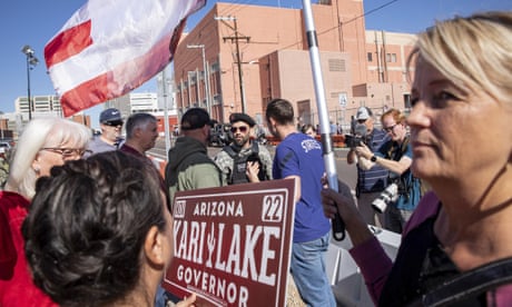 ‘Hatred has a great grip on the heart’: election denialism lives on in US battleground