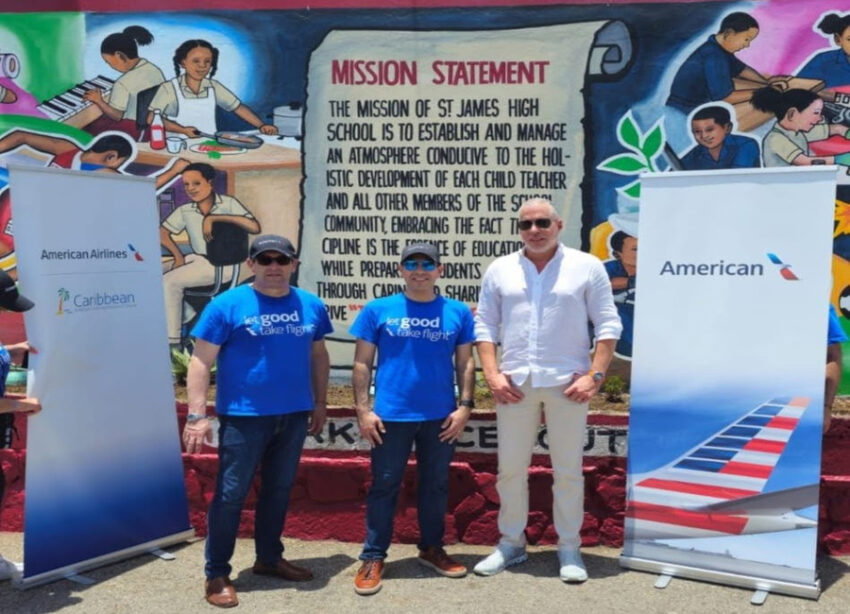 American Airlines and Jamaica Tourist Board Partner to Revitalize Sports Fields at St. James High School, Creating Lasting Benefits for Students, Faculty, and the Community