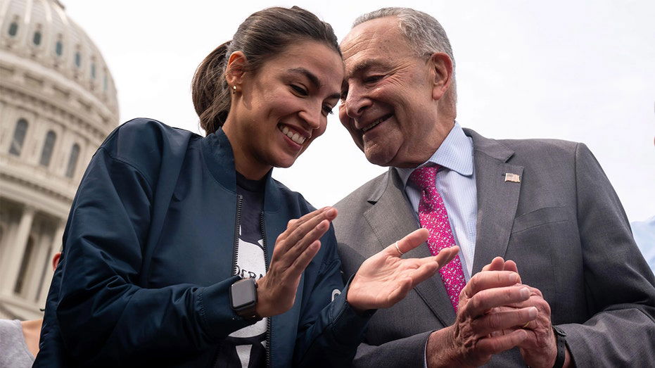 Blame Game: Republicans claim Schumer forced shutdown 'because he's terrified' of AOC primary challenge