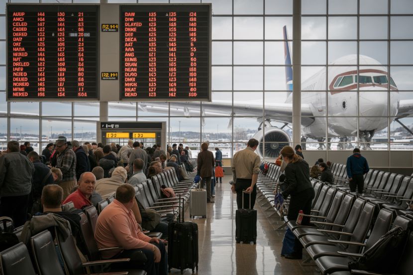 Hundreds of Passengers Grounded in the US as 95 Flights Are Cancelled and 38 Delayed by Republic, Southwest, Endeavor Air, JetBlue, United Airlines and Others, Triggering Disruptions in New York, Philadelphia, Los Angeles, Chicago, Orlando and Beyond