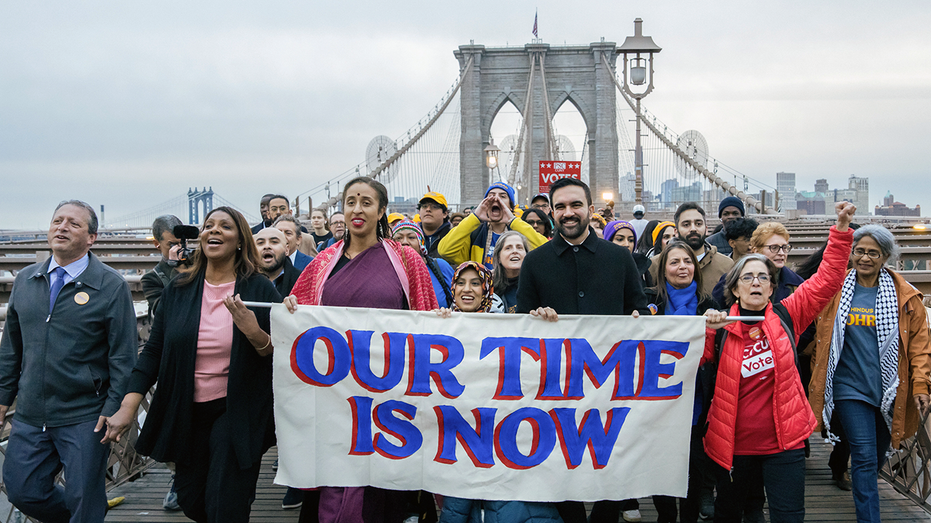 Mamdani vows to defy Trump in fiery final march from Brooklyn Bridge to City Hall ahead of Election Day