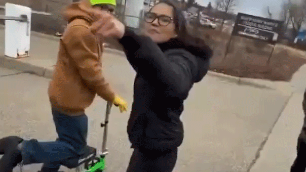 Minnesota father who shoved conservative reporter at anti-ICE protest says family is 'absolutely not violent'