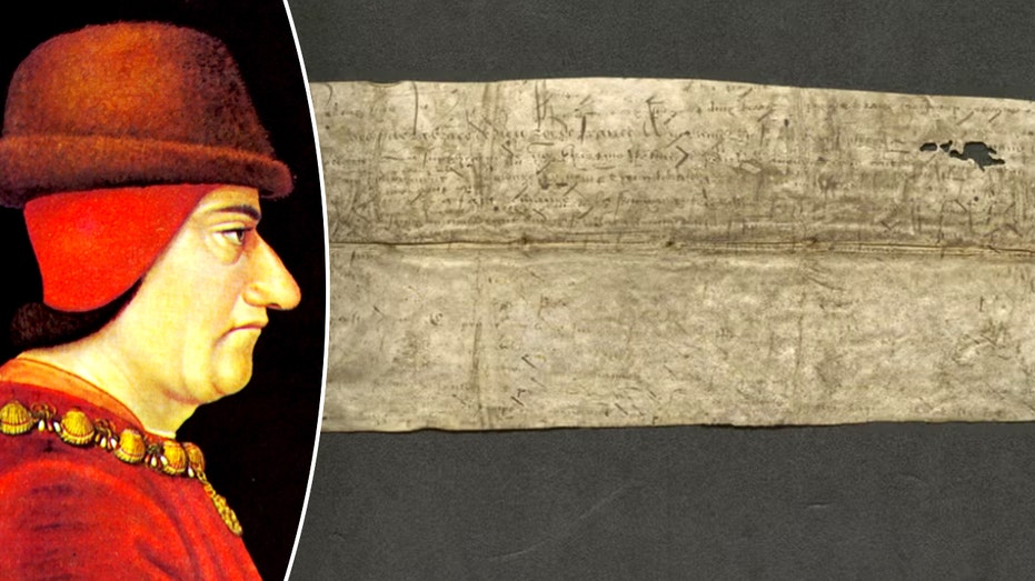 Royal decree from notorious 'Spider King' rediscovered in very unexpected location