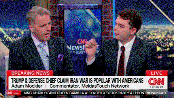 Scott Jennings snaps at left-wing commentator, says to get 'f---ing hand out of my face'